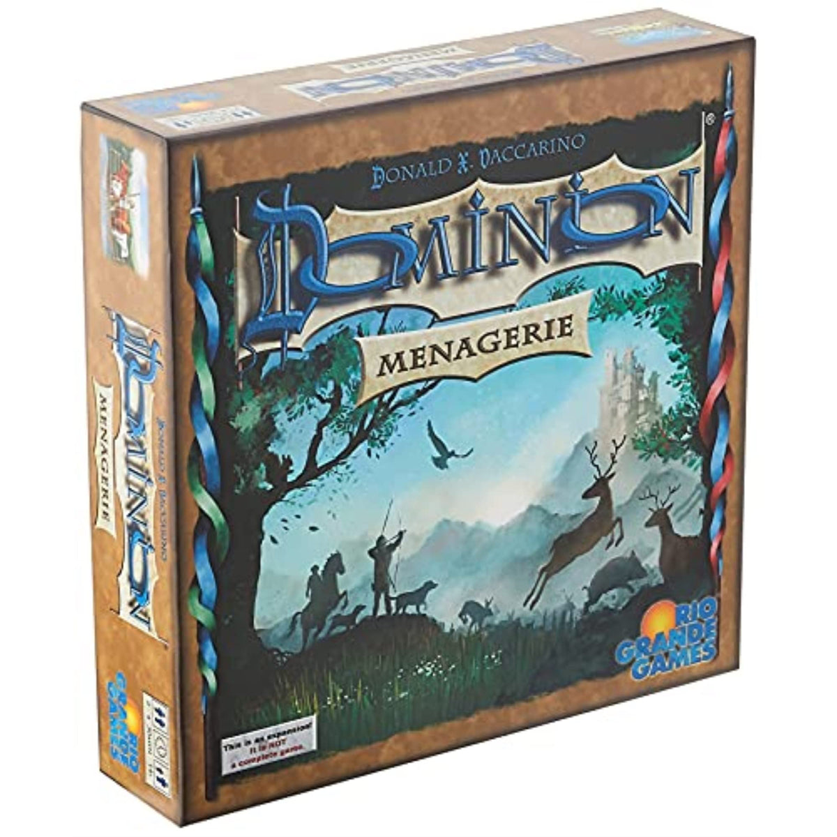 Rio Grande Games Dominion: Menagerie dog card adds flexible actions for deeper strategy.