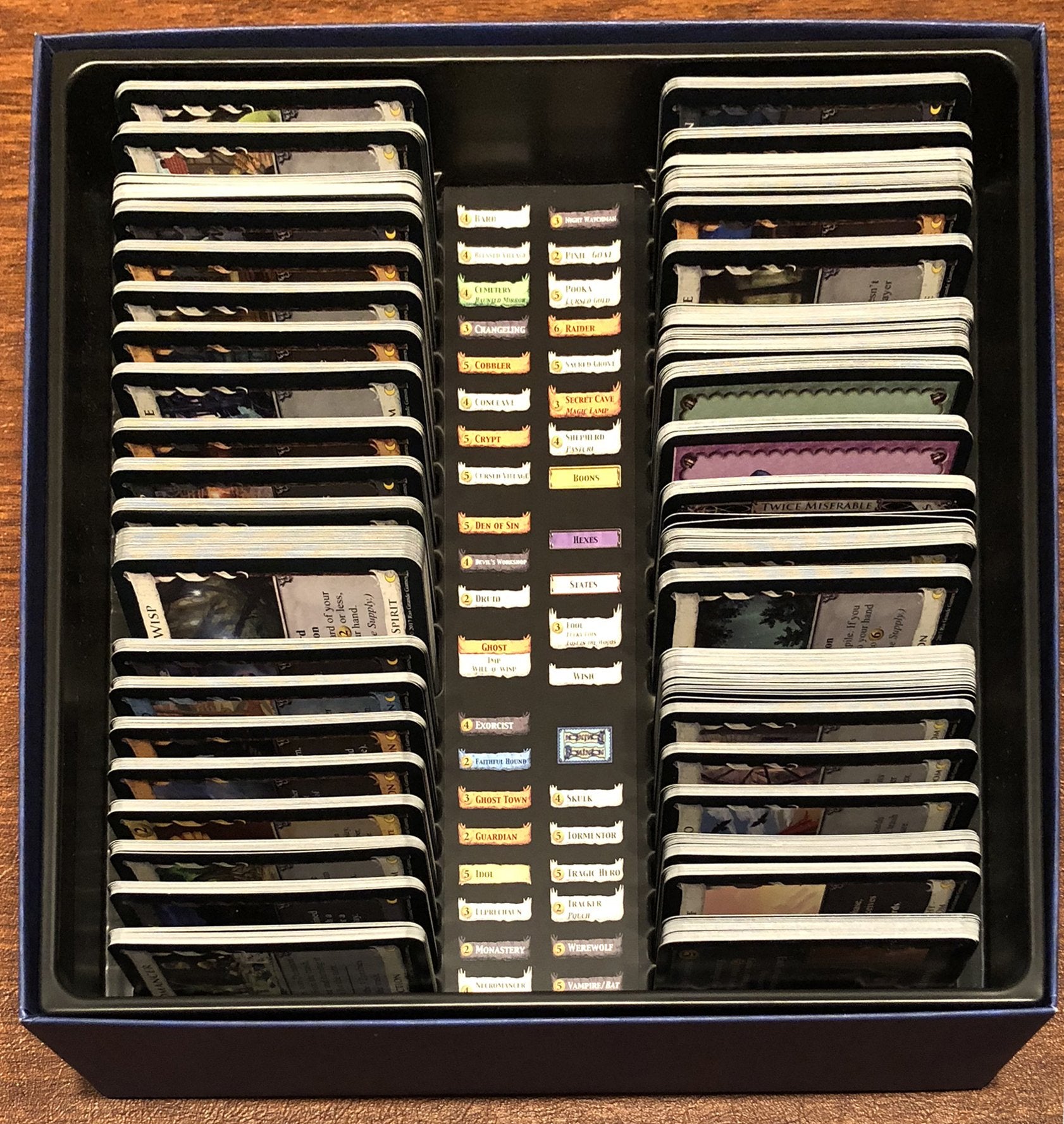 Rio Grande Games Dominion Nocturne setup inviting a social game night.