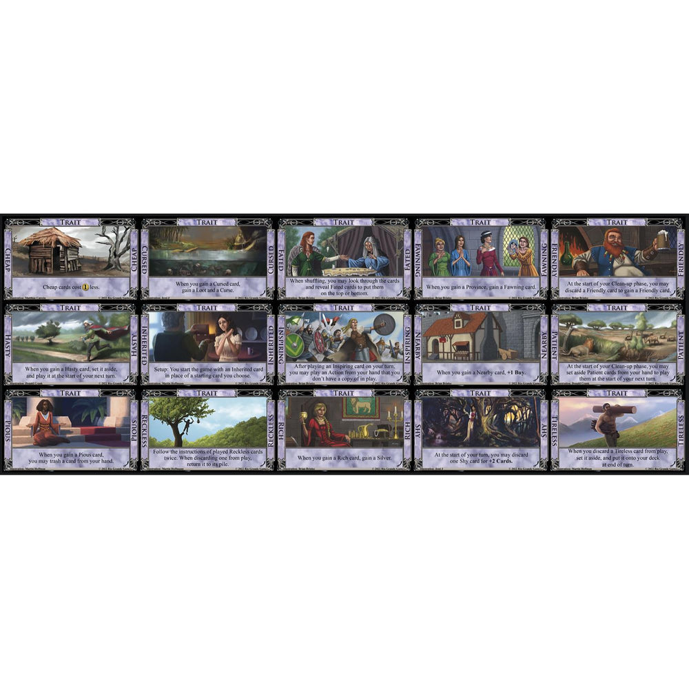 Rio Grande Games Dominion: Plunder kingdom cards showcase new traits for varied playstyles.