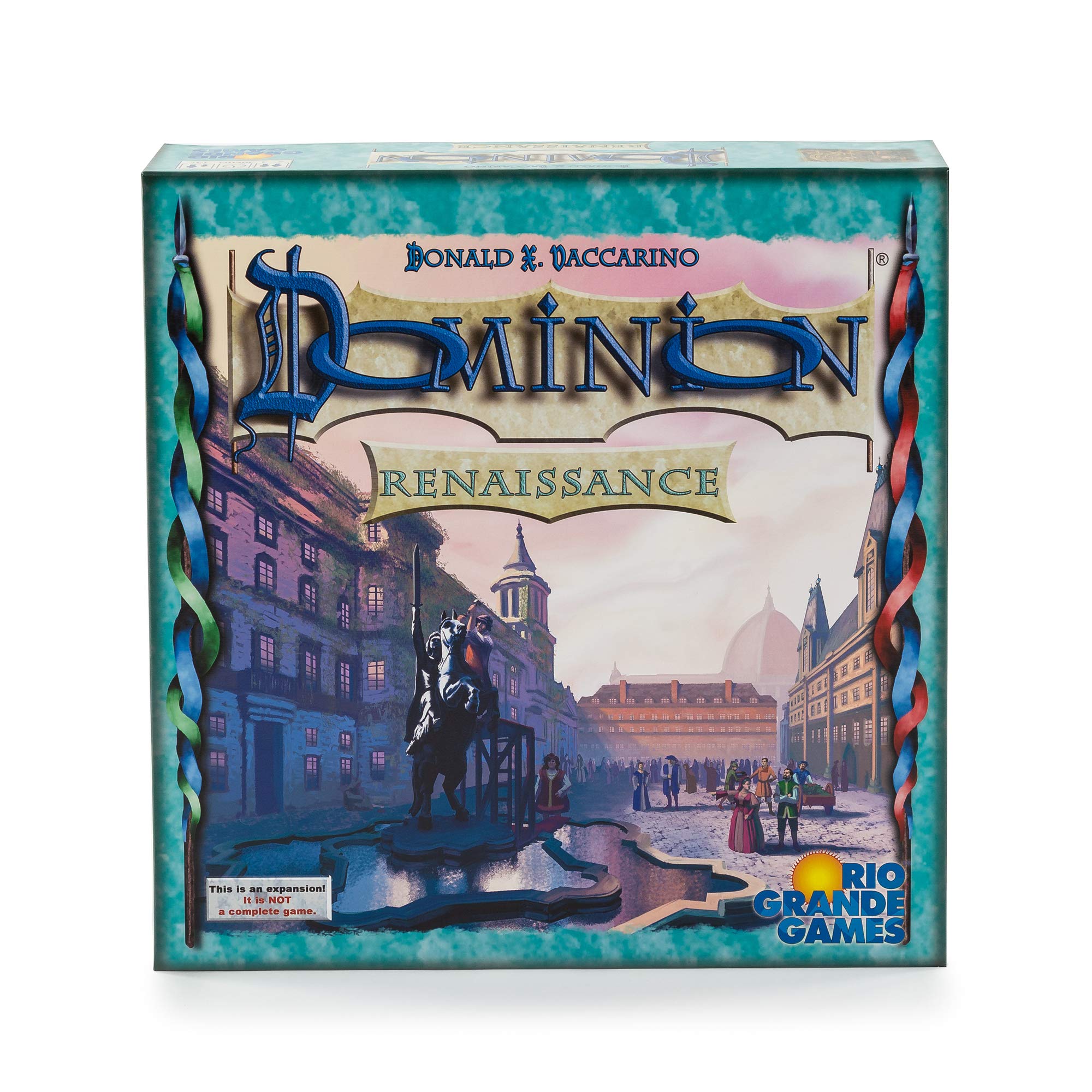 Rio Grande Games Dominion Renaissance card artwork captures the luxurious immersive visual style