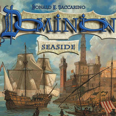 Rio Grande Games Seaside Second Edition box packaging highlights collection update.