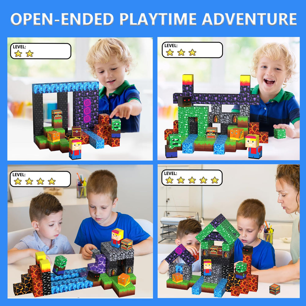 Riomuru gift-ready magnetic block set ideal for holidays.