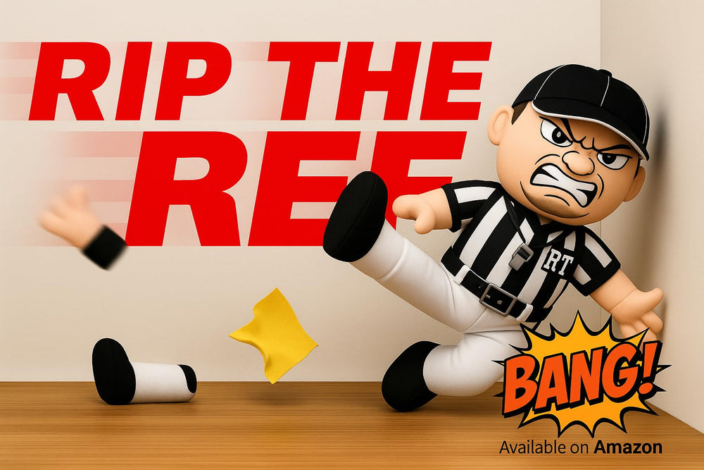 Rip The Ref easy-cleanup materials pictured for quick post-game cleanup.