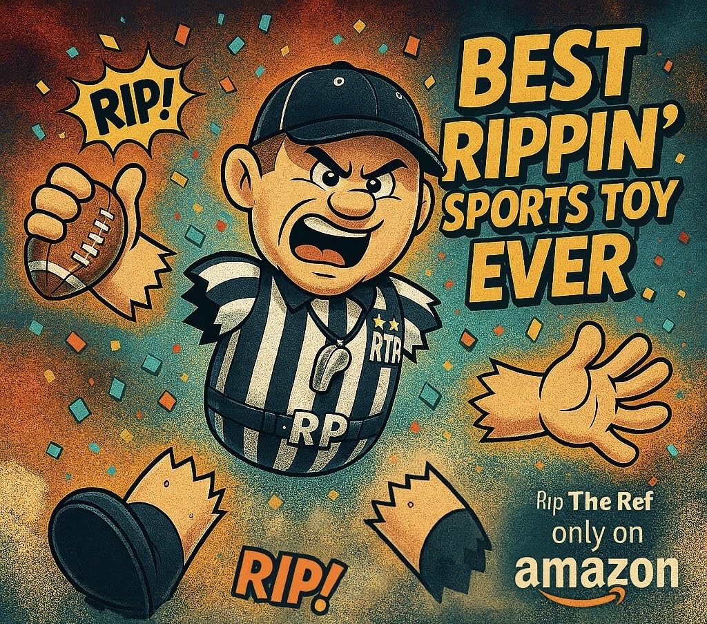 Rip The Ref game-day durable design highlighting long-lasting play during playoffs.