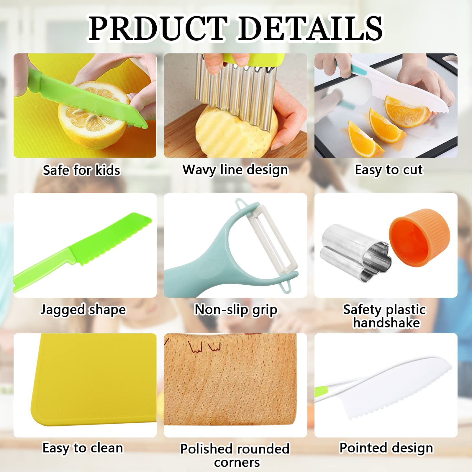 RISICULIS serrated toddler knives help teach safe, supervised slicing with confidence.