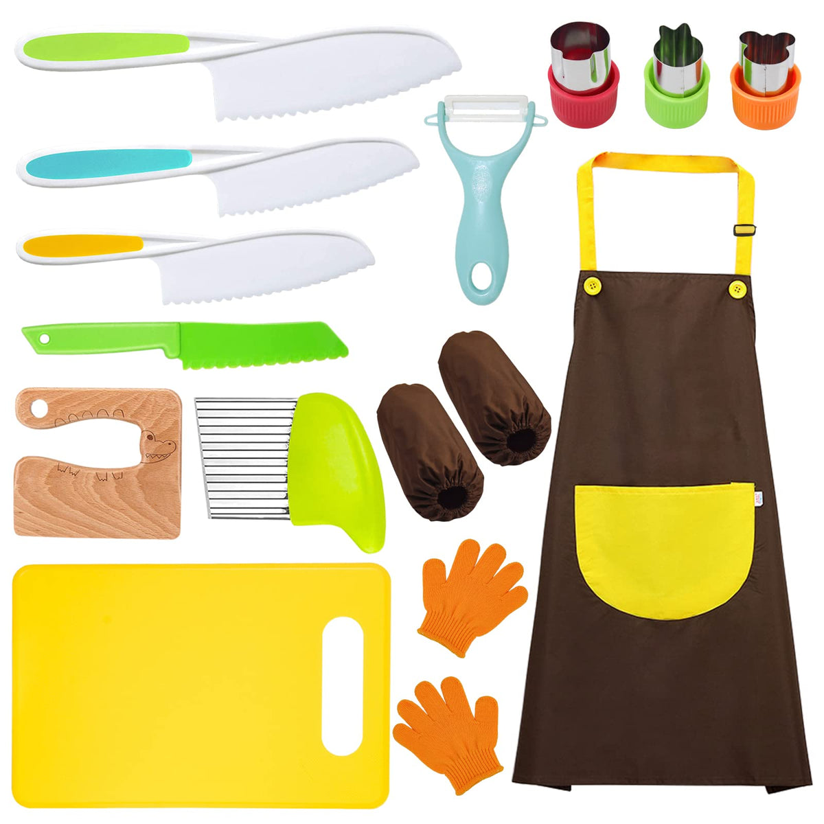 RISICULIS wooden toddler knife for safe learning and precise slicing.