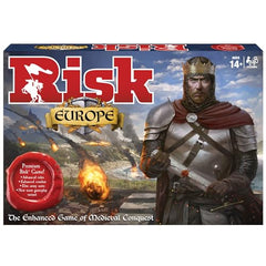 Winning Moves Risk Europe enhanced-combat scene highlights tactical depth and variety