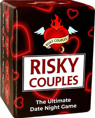 Risky Couples deck setup with elegant cards for date night