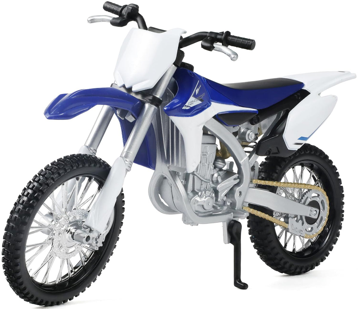 Risopen dirtbike toy front view, ideal desk display and play.