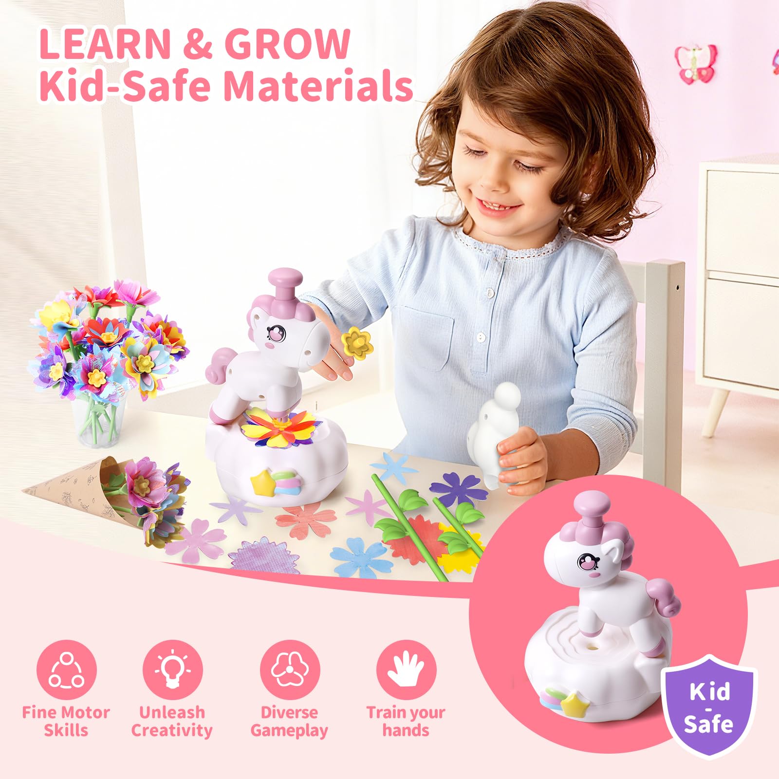 RISUNTOY Flower Press Kit bouquets for easy, creative floral projects.