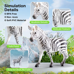 RISUNTOY tiger figurine adds lifelike jungle character to scenes.