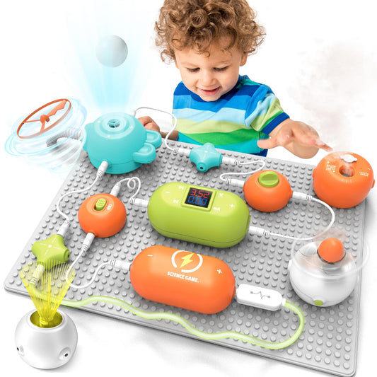 RISUNTOY STEM kit circuit panel for hands-on electronics learning.