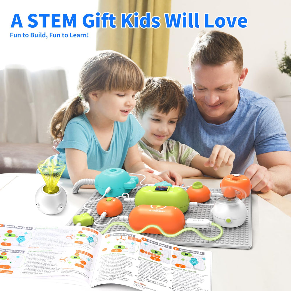 RISUNTOY STEM kit instruction cards support step-by-step projects.