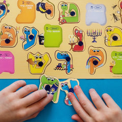 Rite Lite Alef Bais Puzzle smooth finish for safe handling