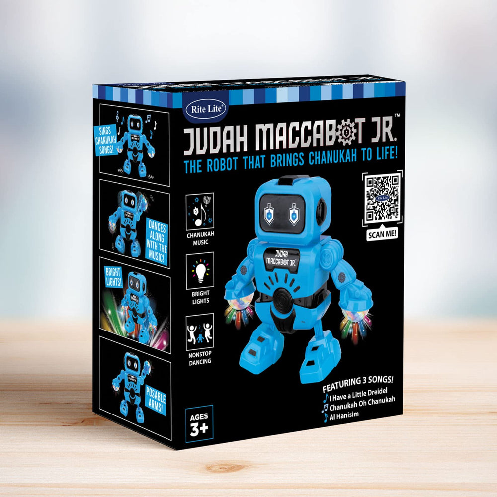 Rite Lite dancing Hanukkah robot adds lively energy to celebrations.