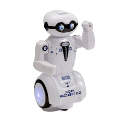 Rite Lite Maccabot 2.0 dancing robot enhances Chanukah fun with bright lights.