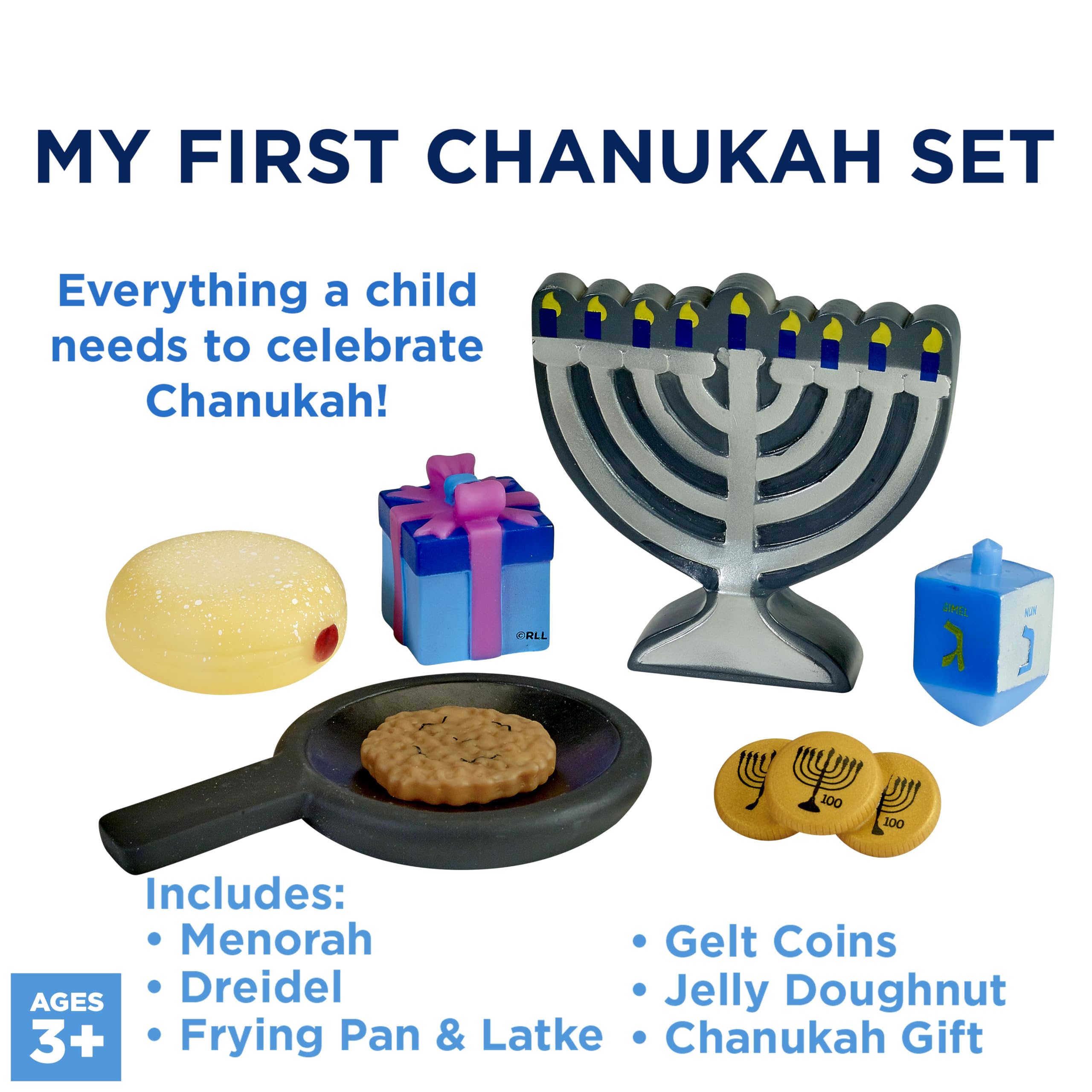 Rite Lite My First Chanukah Play Set Coins deck invites counting and gift-giving play.