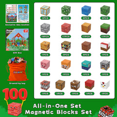 RiteHold magnetic blocks stacking showcases sturdy magnets for taller, stable creations.