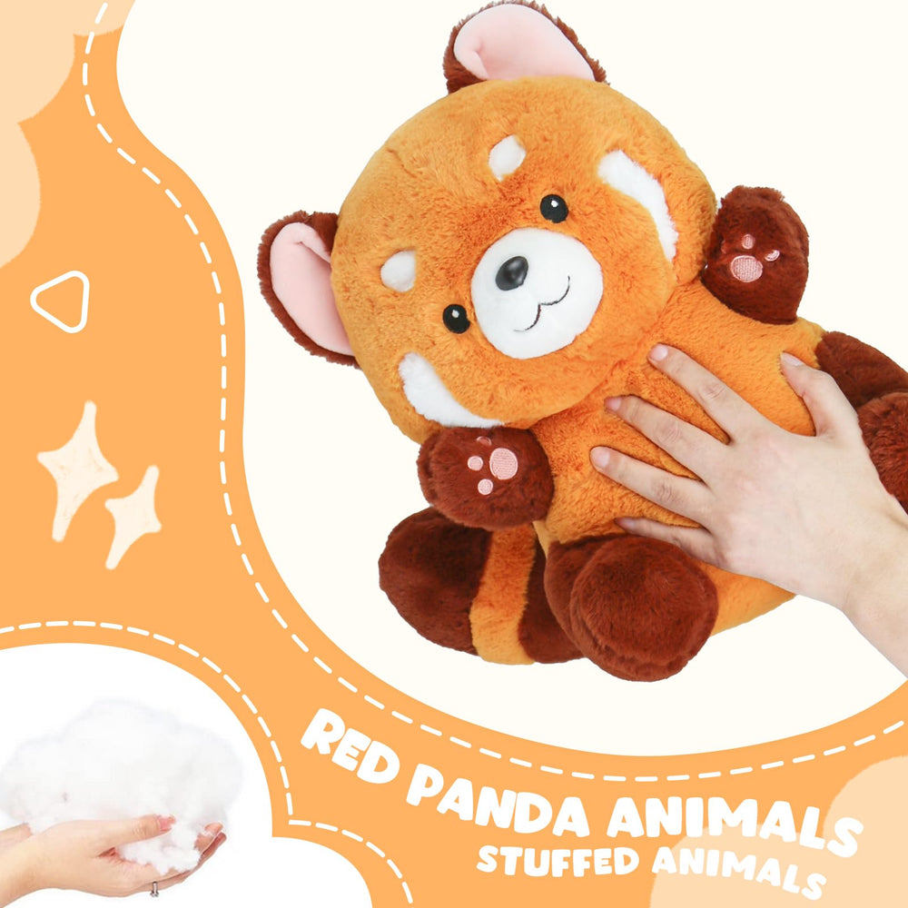 Riuhot Big Red Panda Plush safety tested for children and peace of mind.