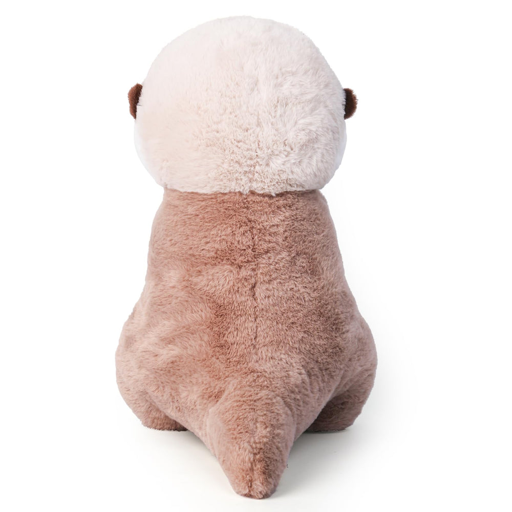 Riuhot otter plush hands pose inviting imaginative play.