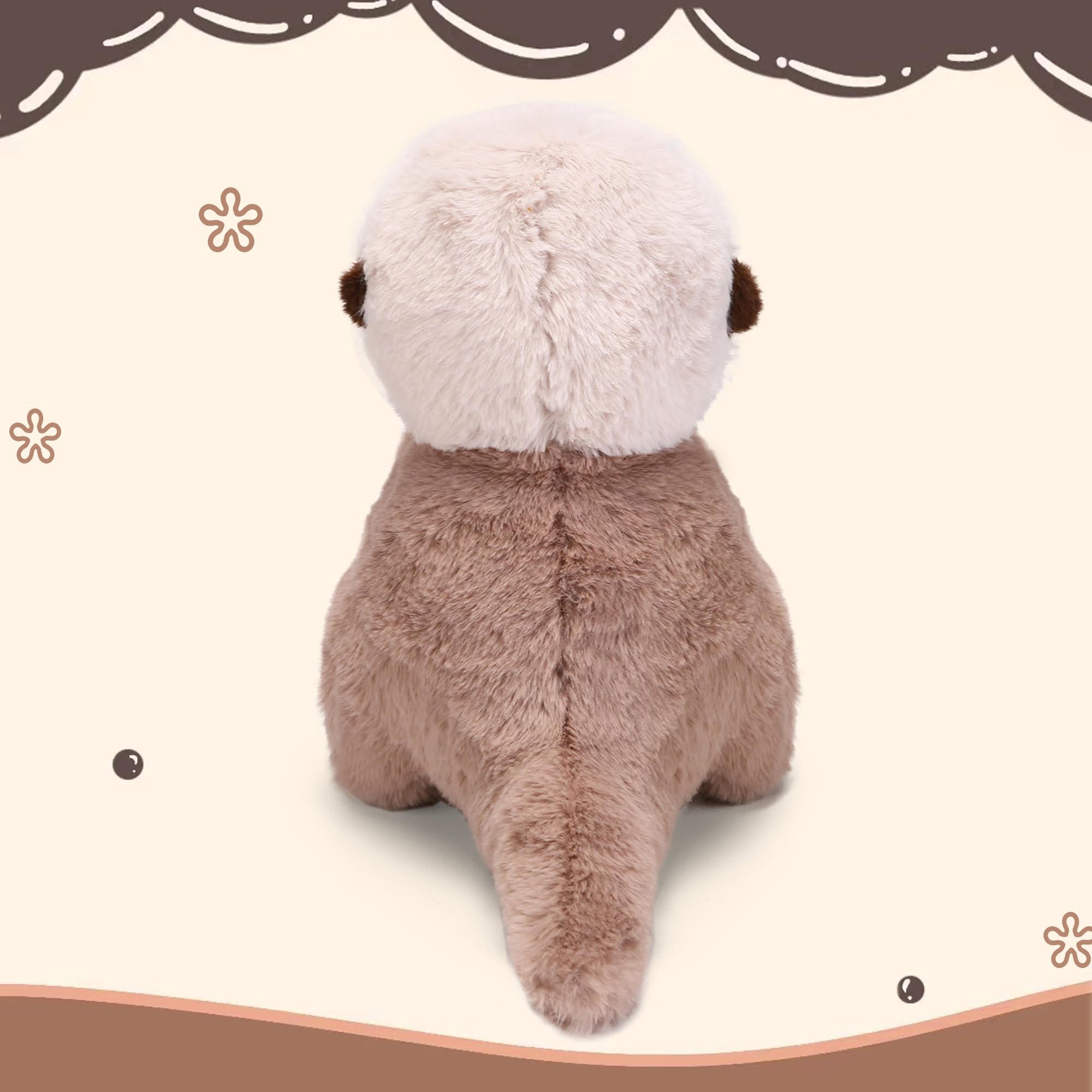 Riuhot otter plush chubby figure, a friendly bedtime companion.
