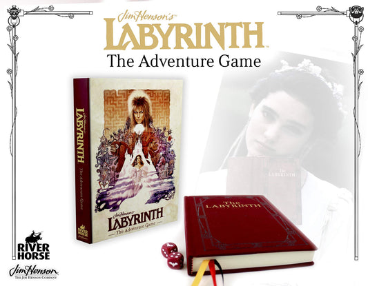 River Horse Labyrinth foldable board showcases portable setup for play.