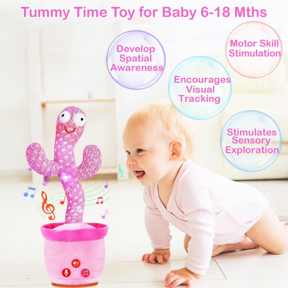 River Mill rechargeable cactus toy charging port for uninterrupted play time
