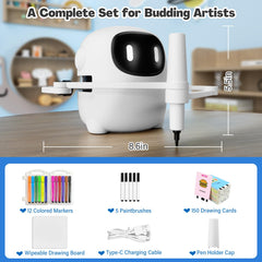 RIVGOT reusable drawing board supports erasable creativity and practice.