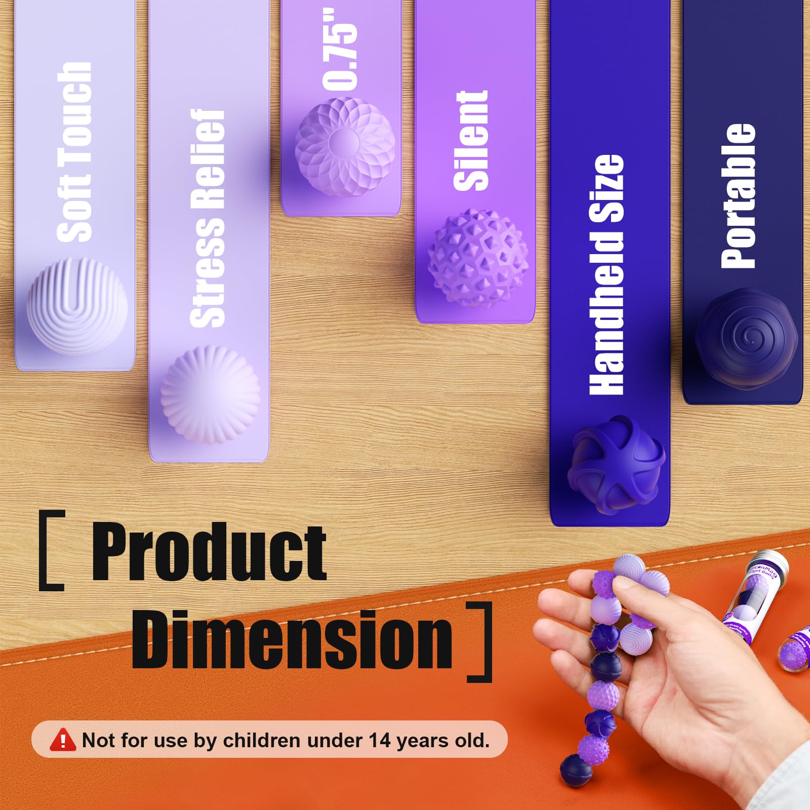 RIVGOT silent desk fidget toy ideal for quiet offices.
