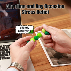 Silent desk setup with RIVGOT magnetic balls for quiet work environments.