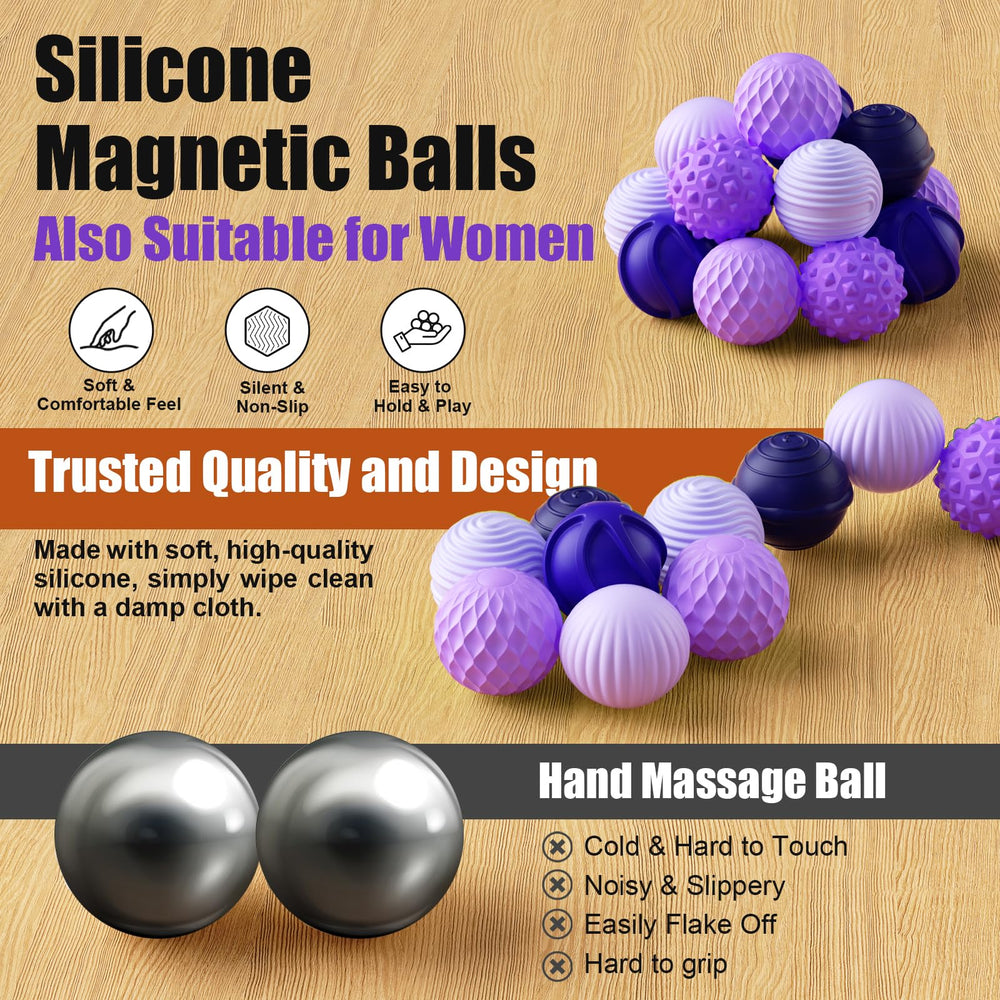 RIVGOT silicone magnetic balls end-to-end play promotes creativity and focus.
