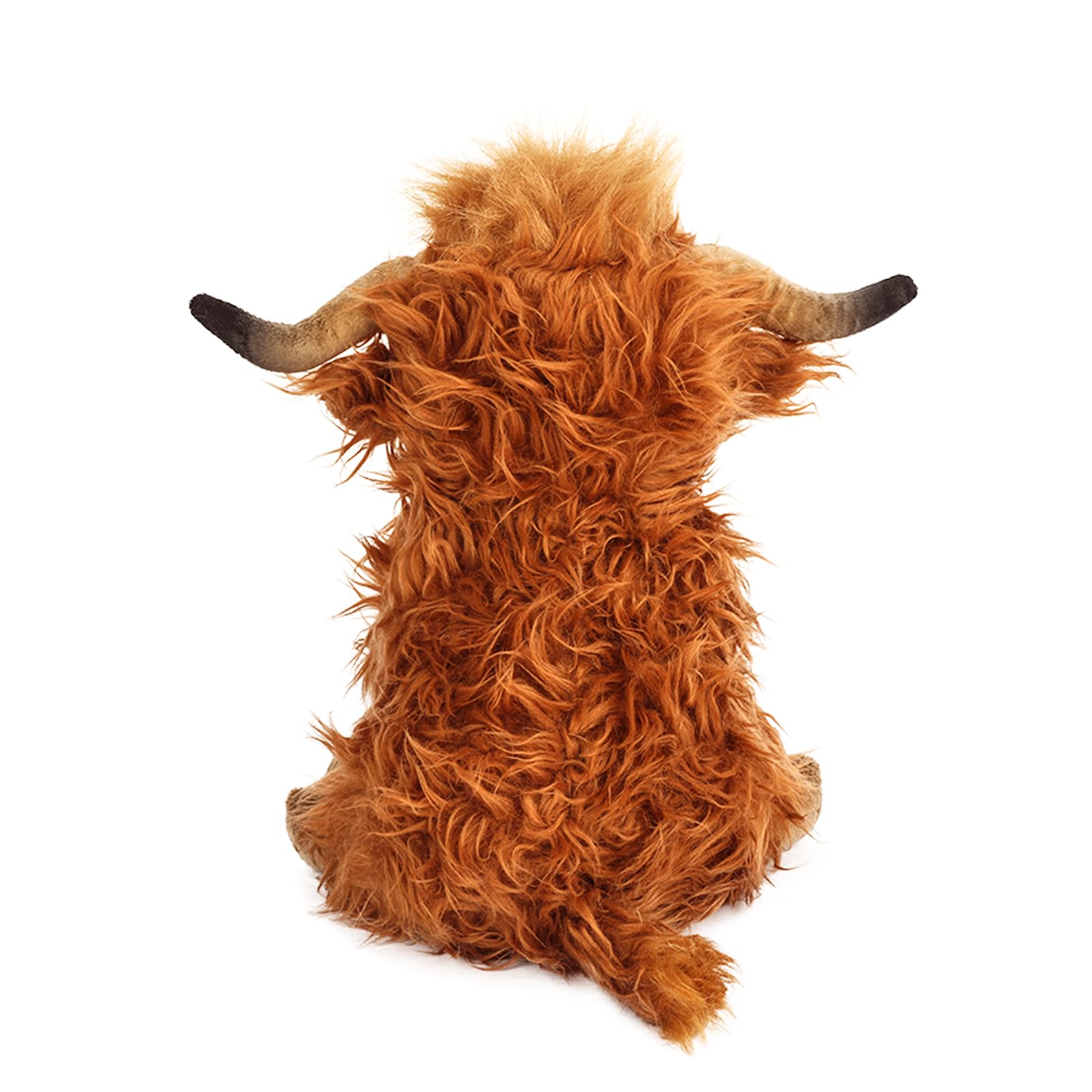 rivoeis Highland cow plush gift-ready packaging and surface details