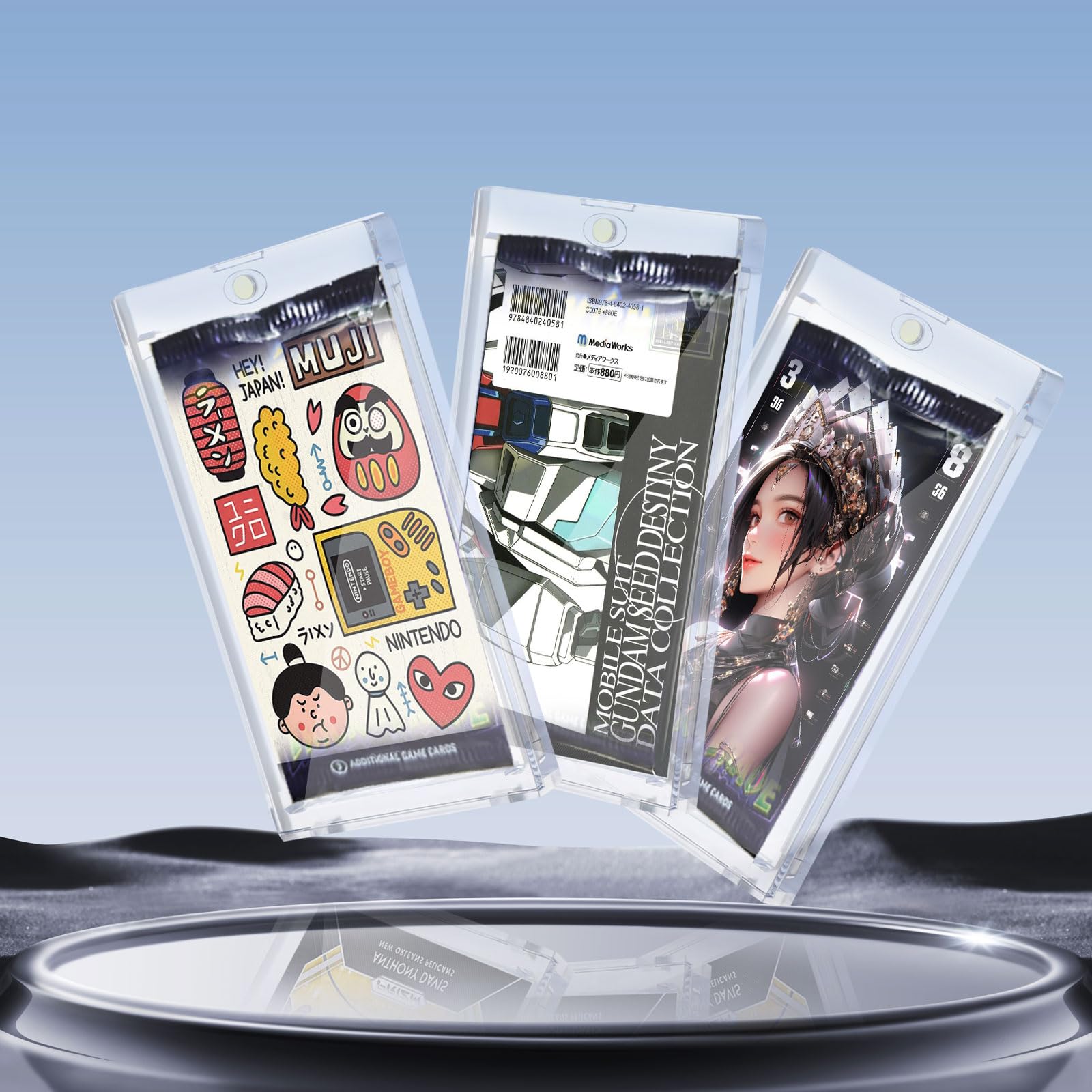 RIXUGIT organized storage and display solution helps keep collections tidy.