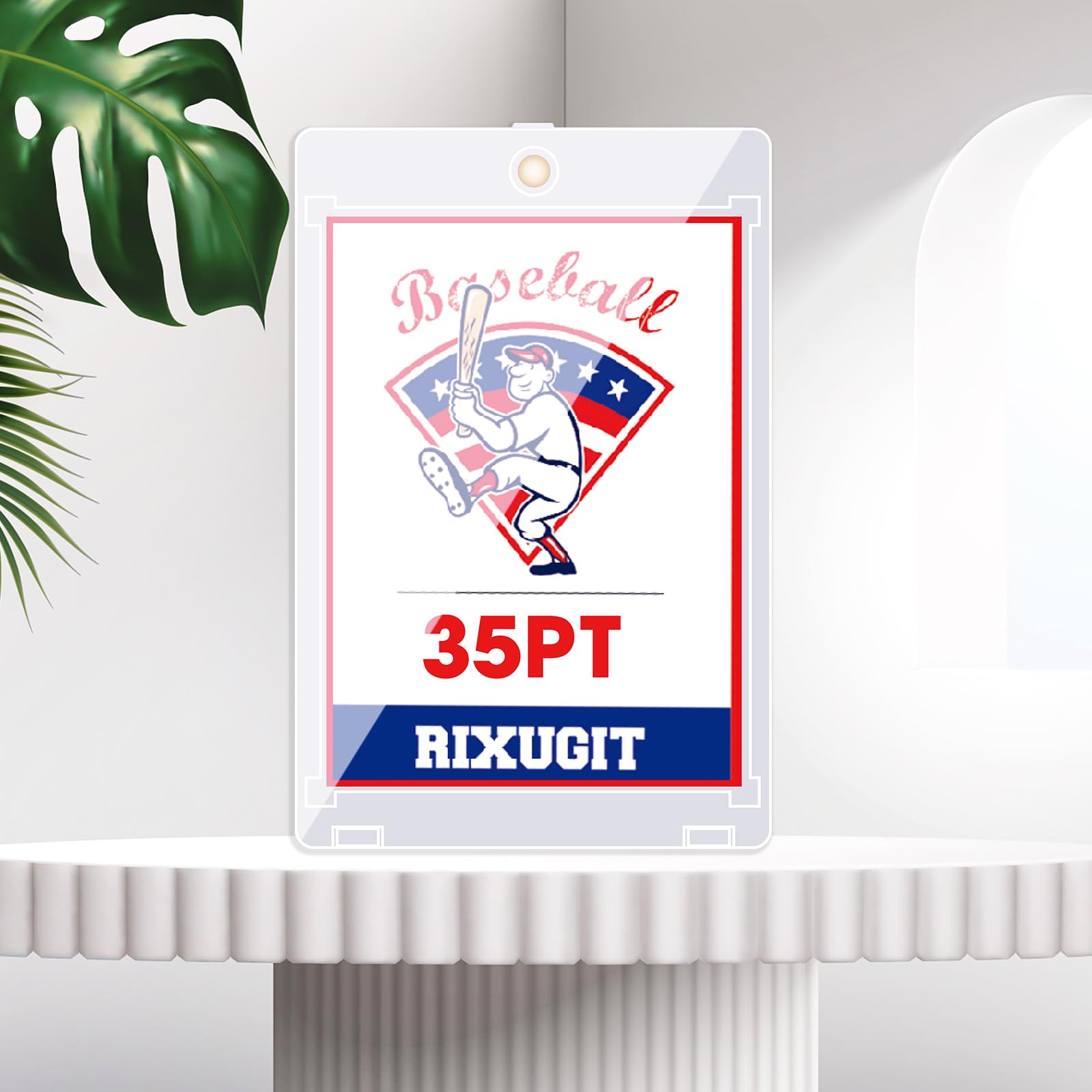 RIXUGIT sleeved card magnetic holder versatile design suits trading and game cards.