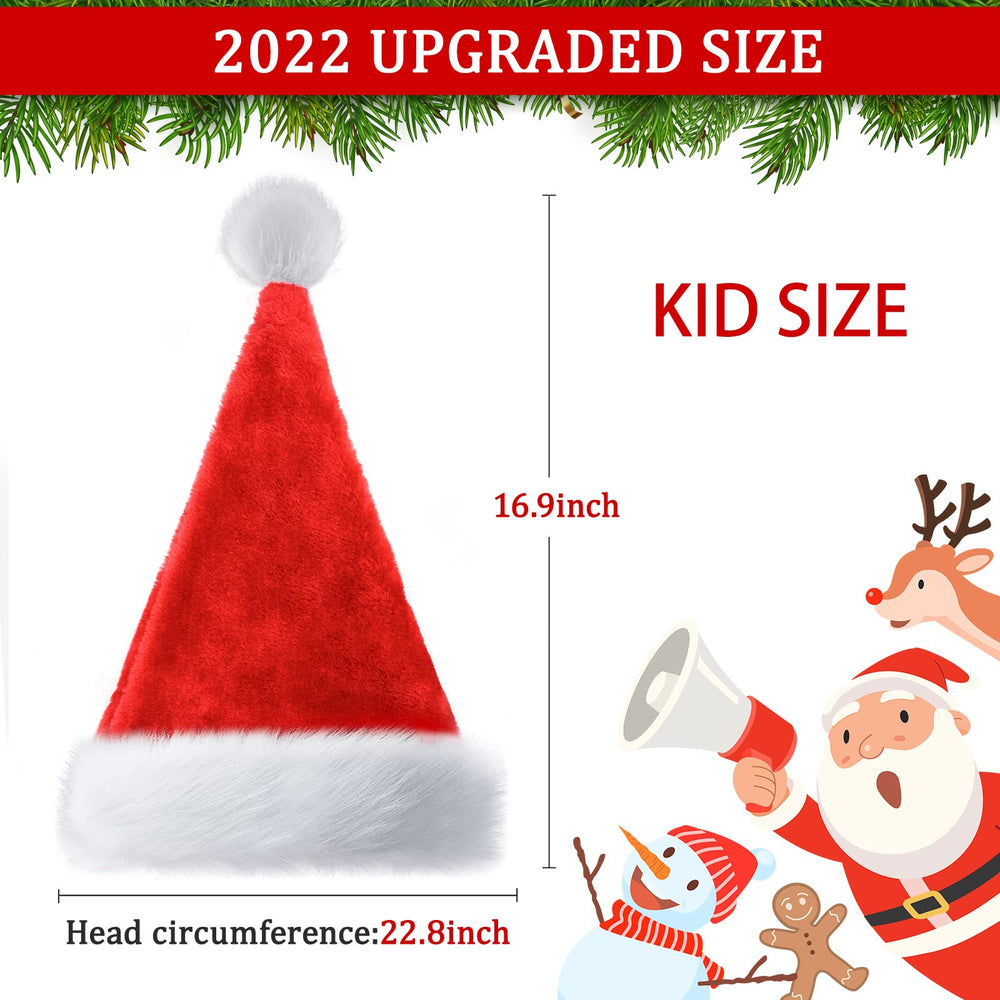 RJVW Santa Hat is hand-washable for easy care.