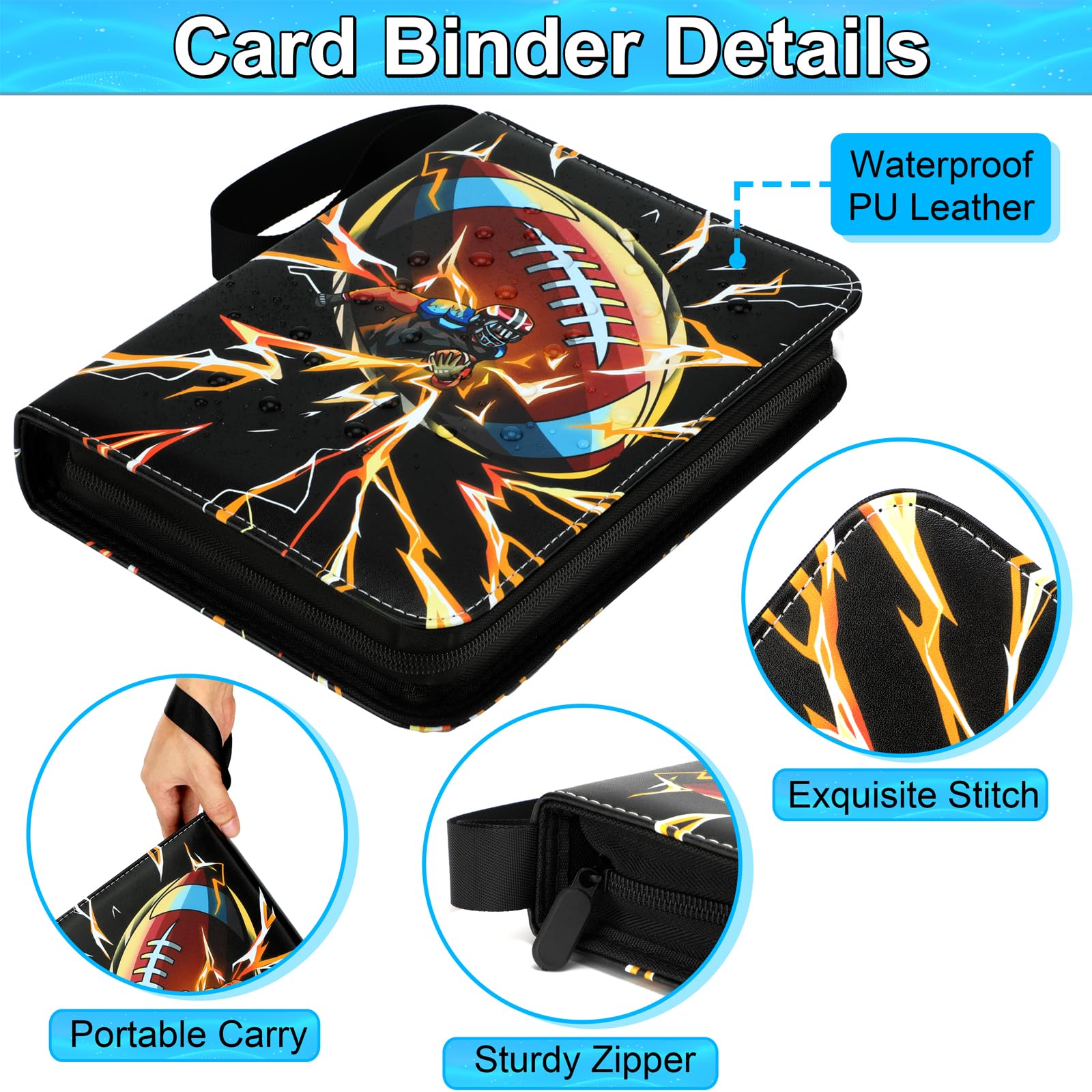 RKSSWS 50 removable sleeves pack for flexible card organization