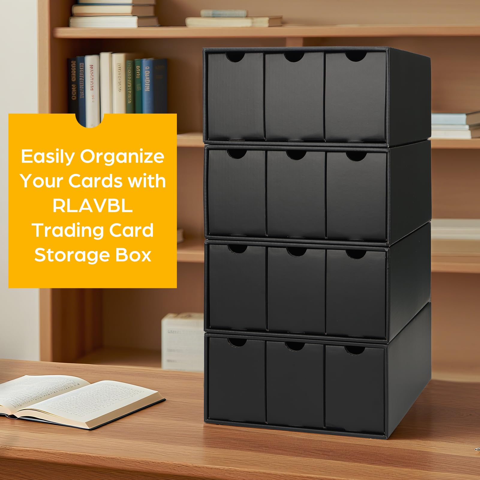 RLAVBL compatible with MTG, TCG, PTCG and sports cards for versatile storage.