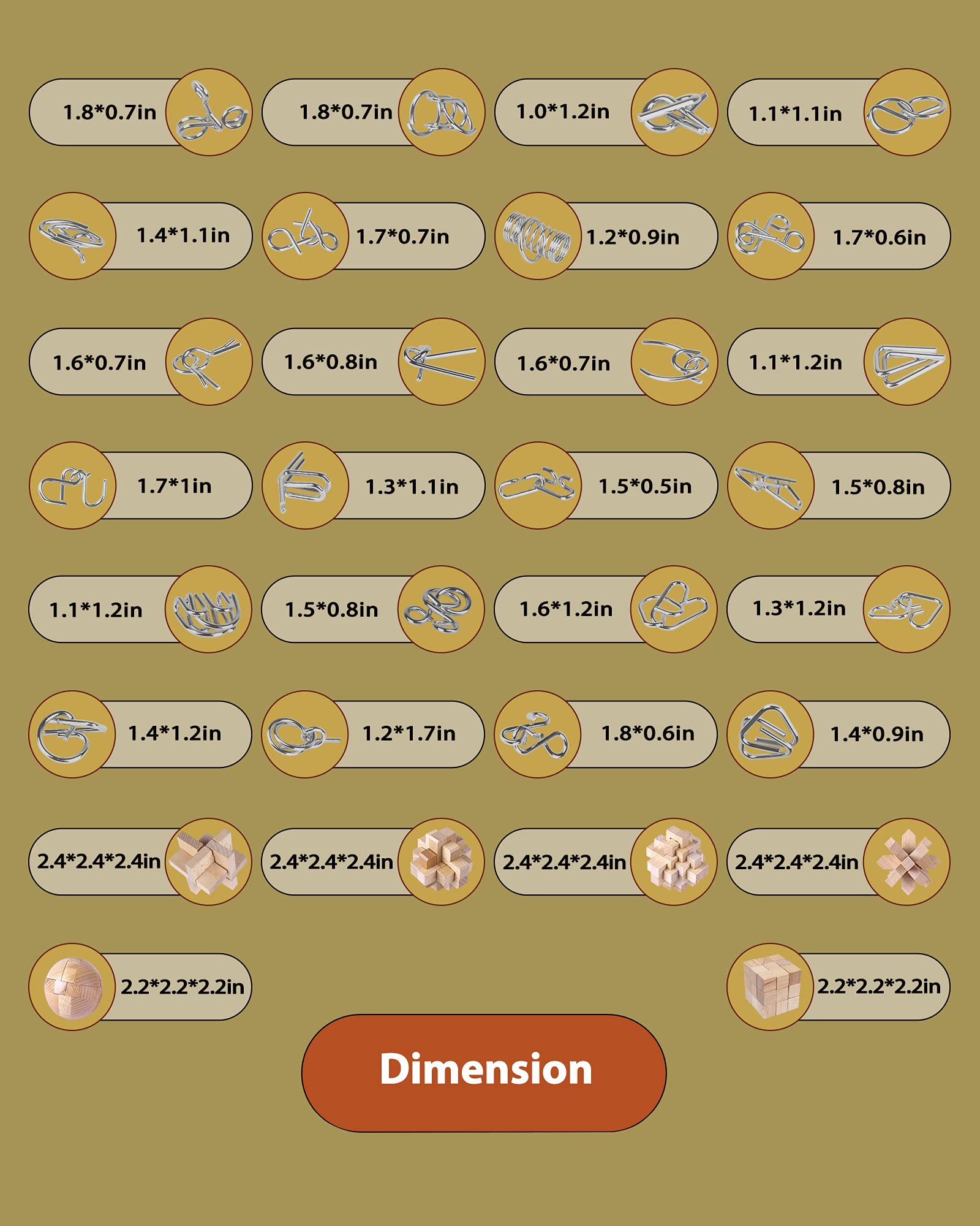 RLYLF 3D coin puzzle metal model offers portable challenge for travel