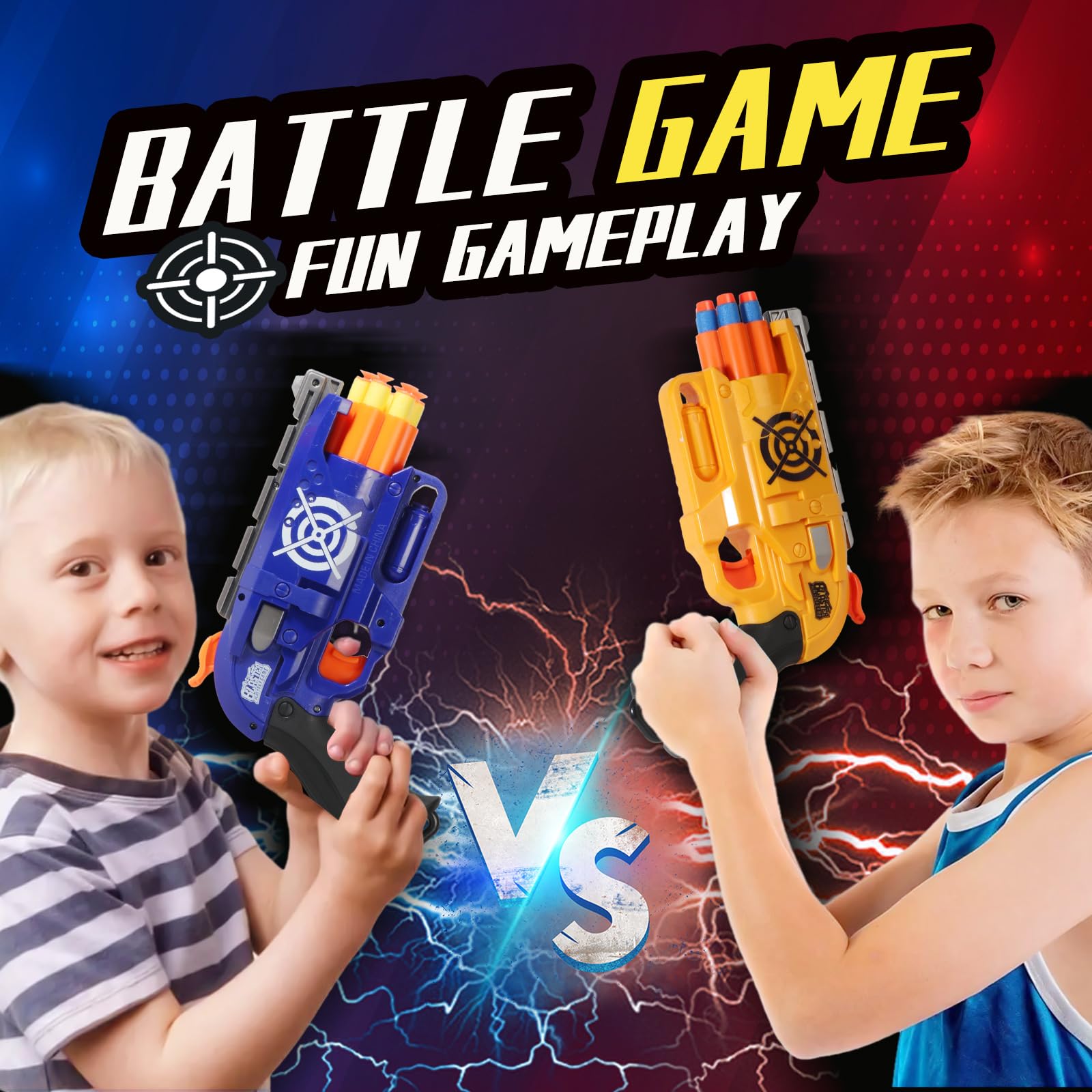 RLZHLYC durable ABS plastic design withstands kids' play.