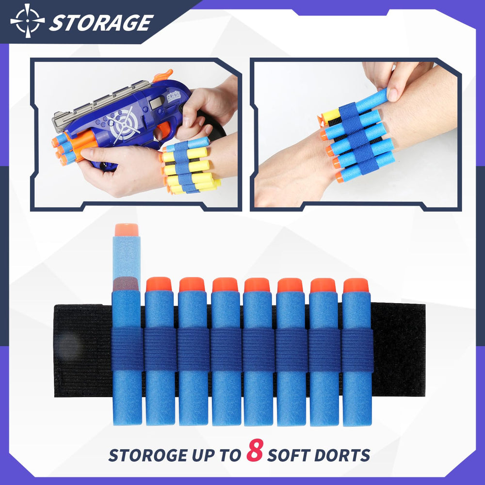 RLZHLYC elastic wrist bands support longer shooting sessions.
