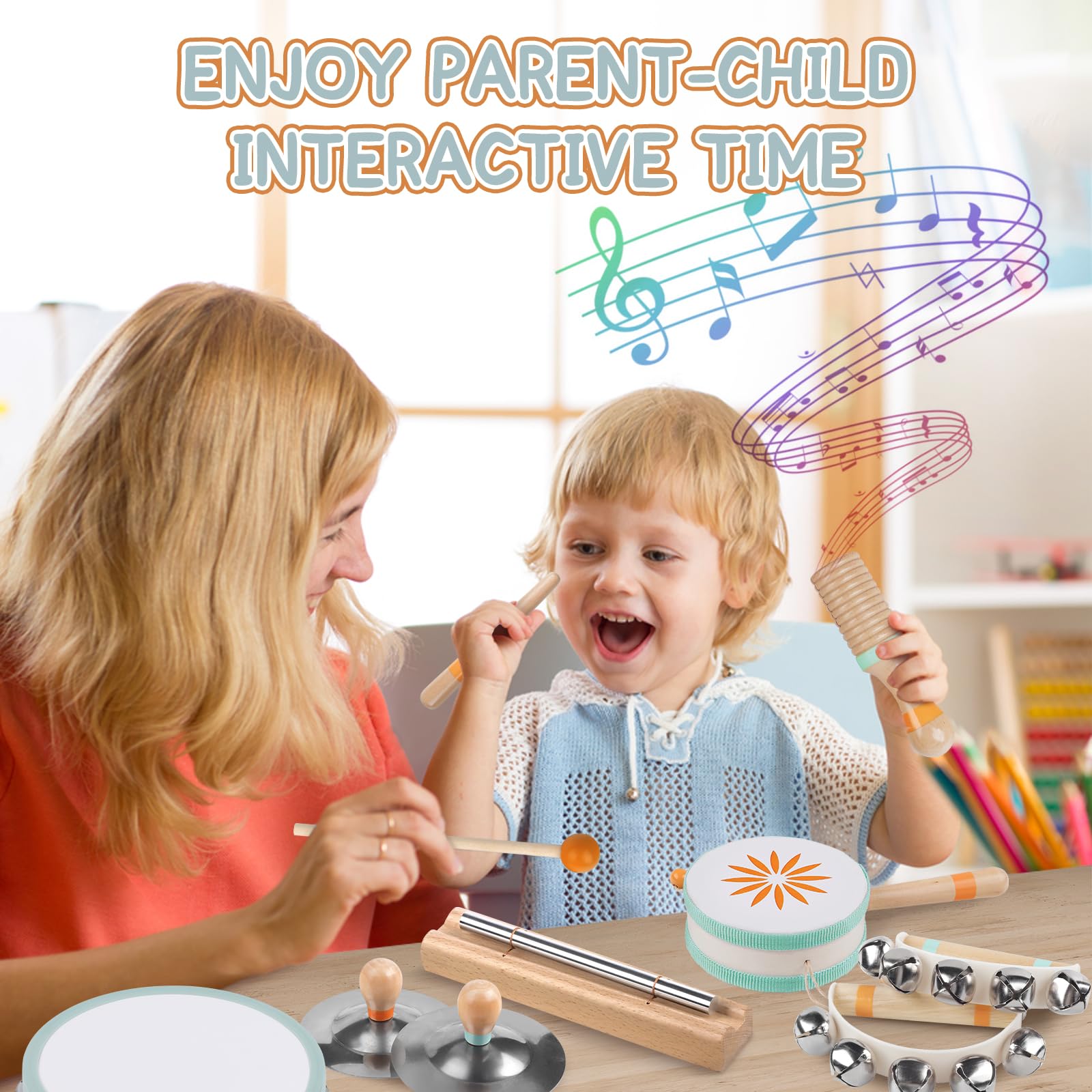 Rmischolar hand drum: sturdy rhythm tool for active toddlers.