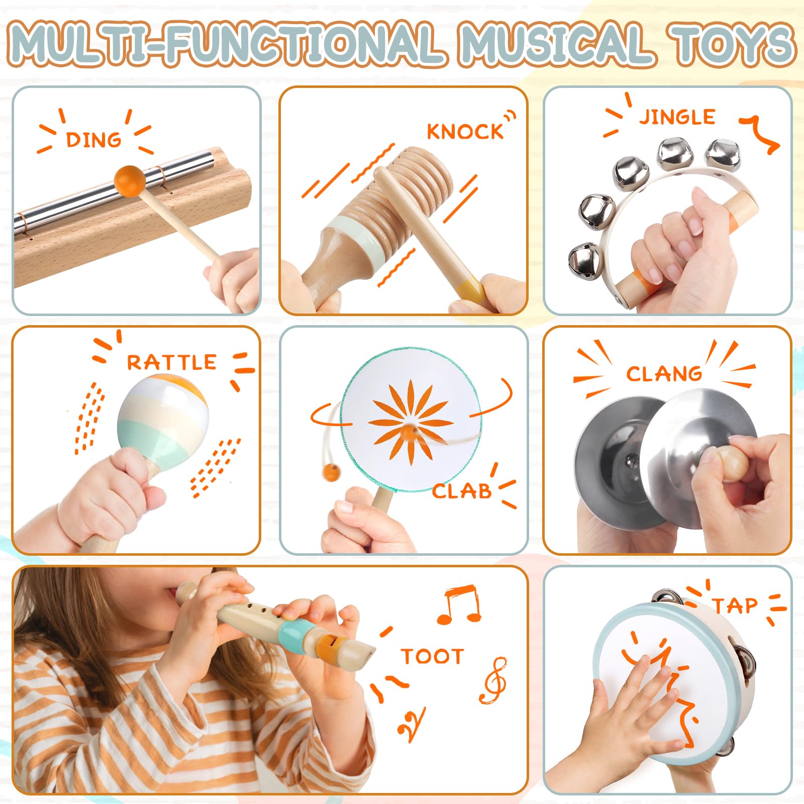 Rmischolar maraca: colorful starter instrument for sensory play and focus.