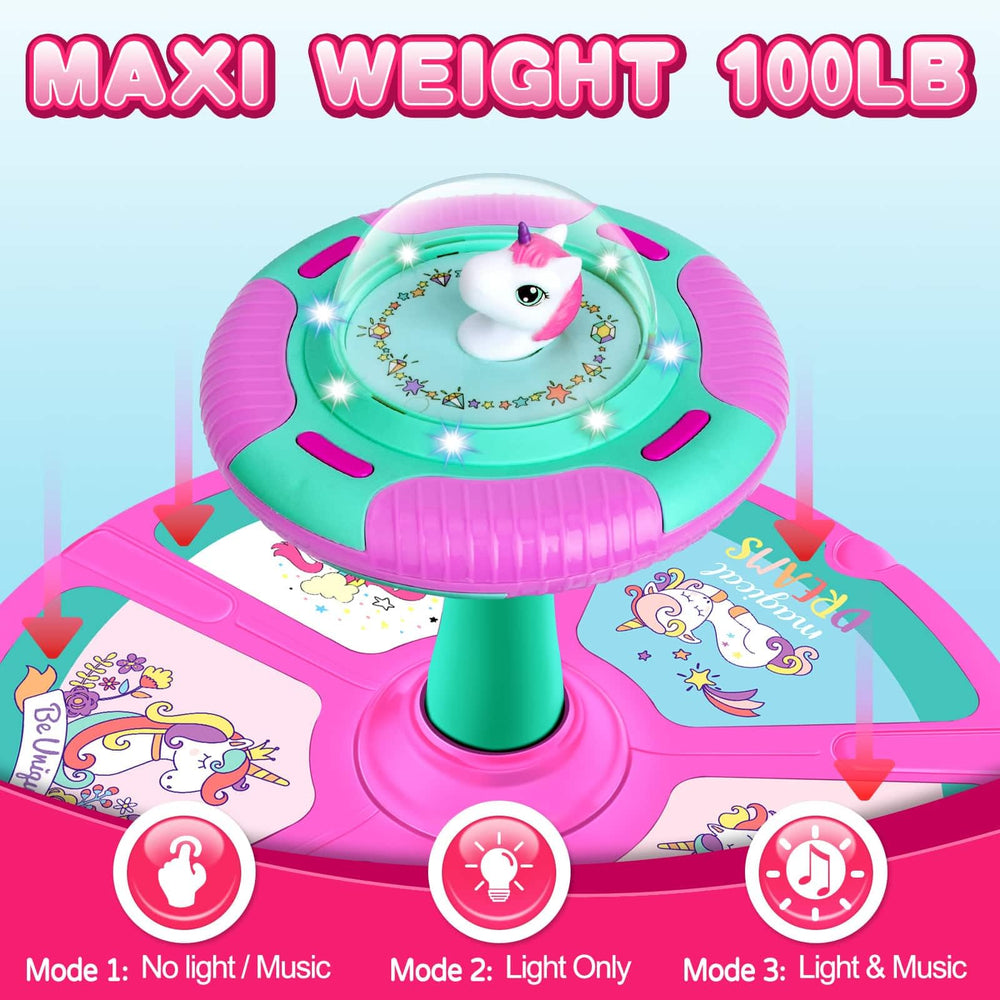 RMOKA unicorn sit toy makes a delightful birthday or holiday gift for toddlers.