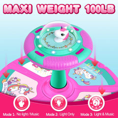 RMOKA unicorn sit toy makes a delightful birthday or holiday gift for toddlers.