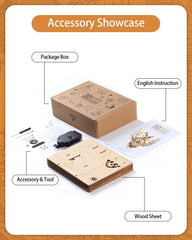 Rnfinewow snowy owl pendulum assembly adds classic clock charm.
