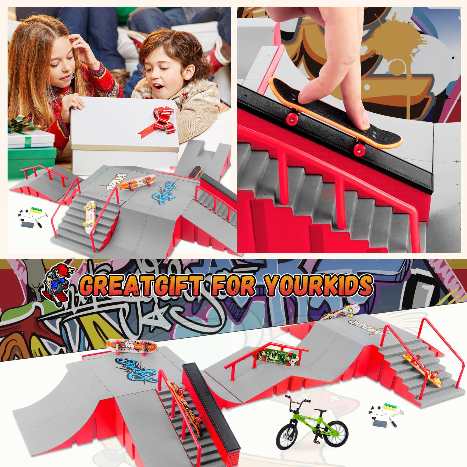 RNGODO fingerboards 8pcs offer smooth rides and precise finger control.