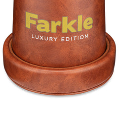 RNK Gaming Farkle dice cup in use on the go for social gaming