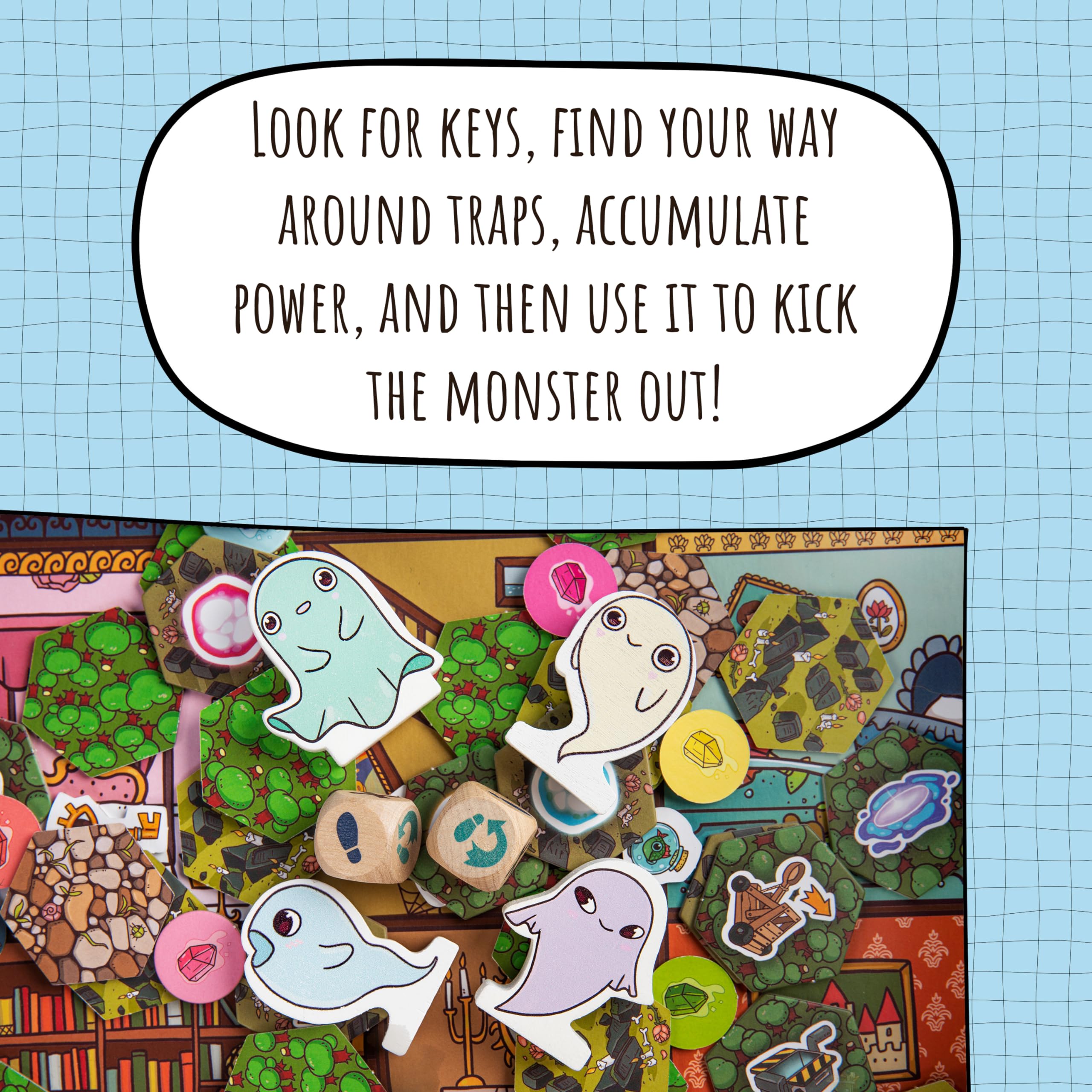 Roast & Toast Games The Attic Monster ghost theme adds friendly charm.