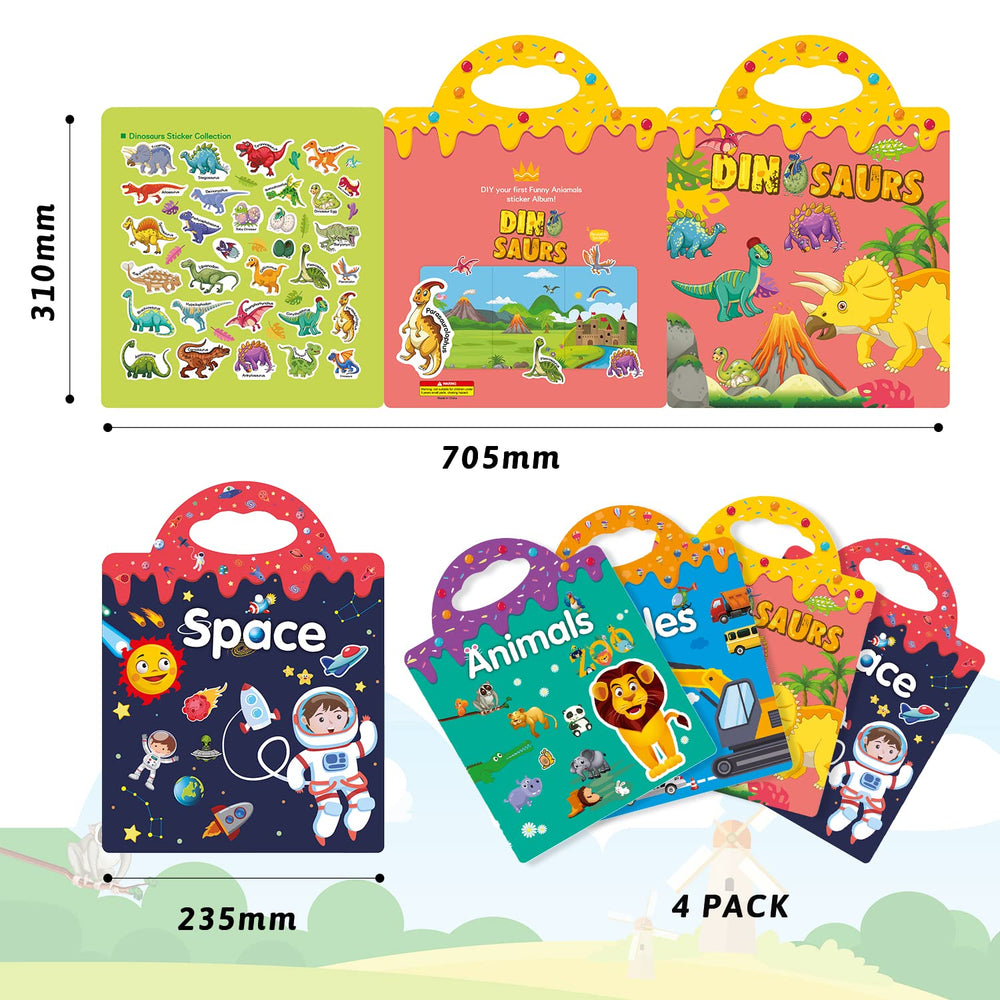 ROATEE vehicles sticker book supports storytelling and fine motor practice.