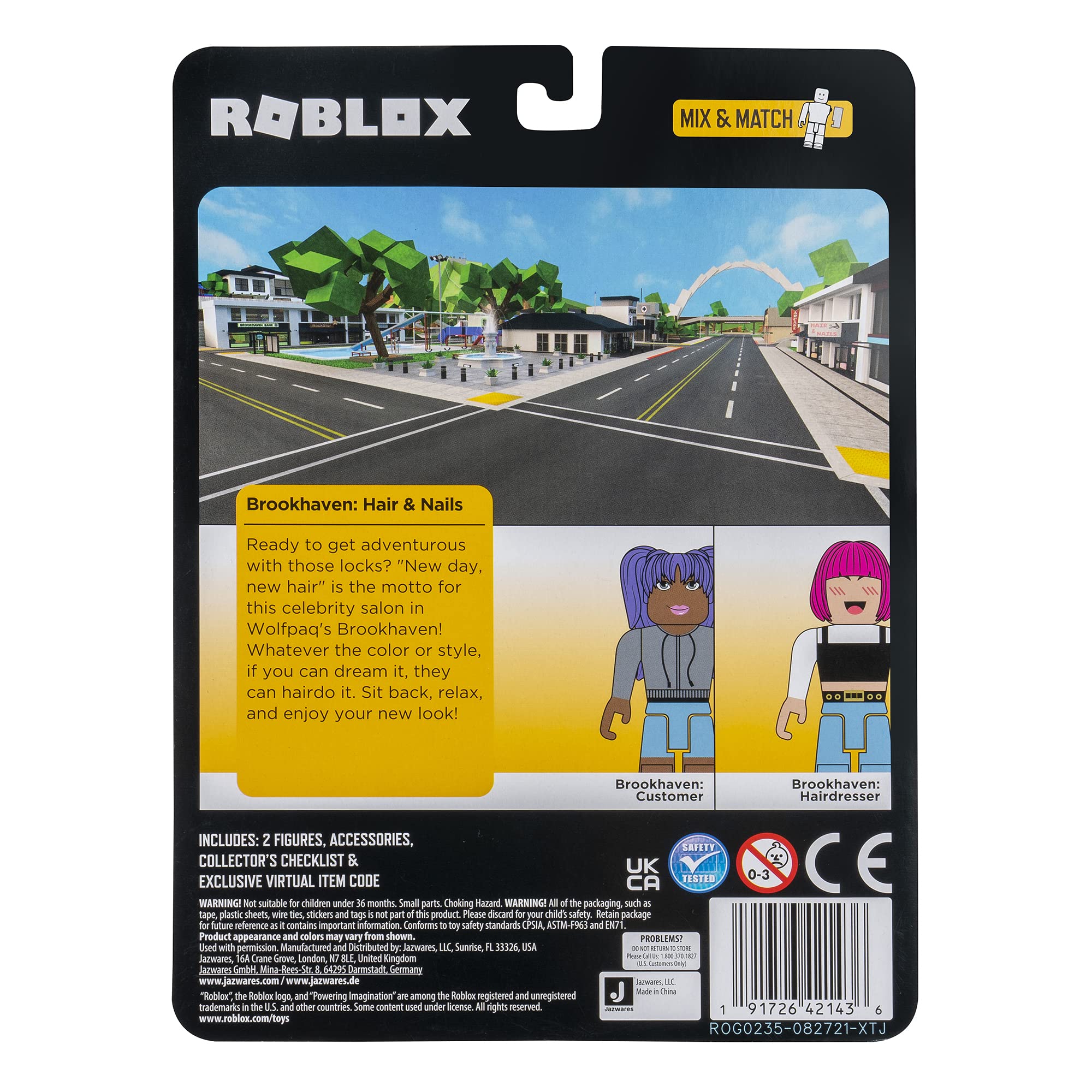 Roblox Celebrity Collection Brookhaven collectible figures for display and storytelling